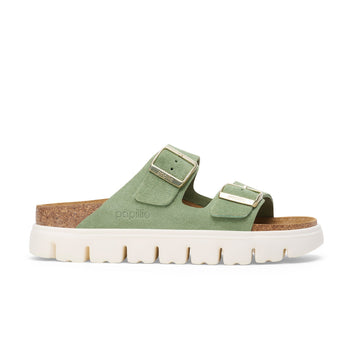 Arizona Chunky Green Tea Suede Leather