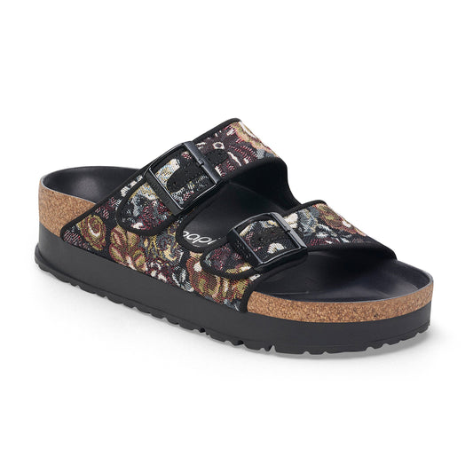 Arizona Platform Brocade Black Microfibre