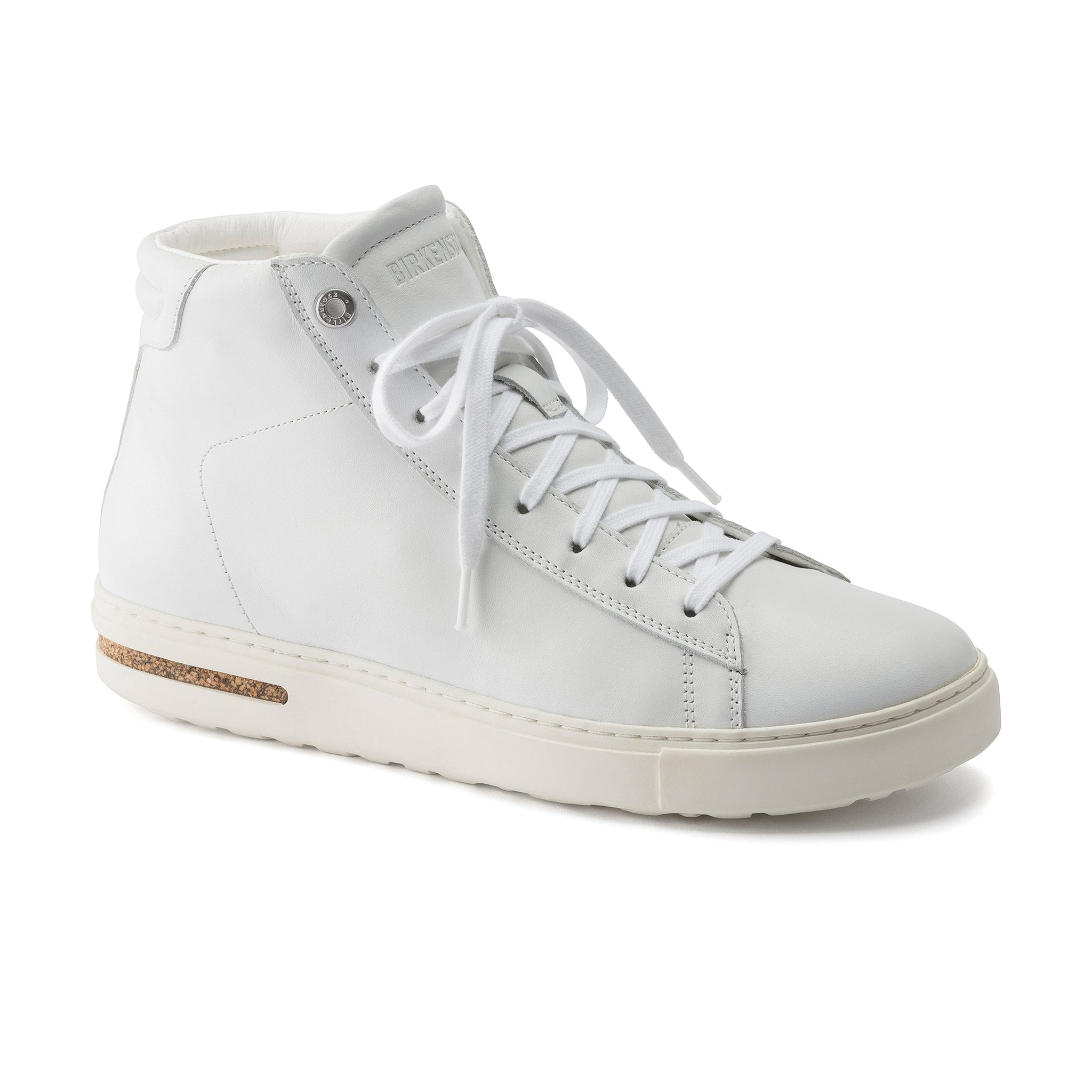 Bend Mid White Smooth Leather