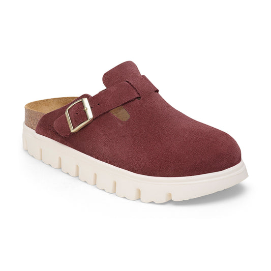 Boston Chunky Berry Crush Suede Leather