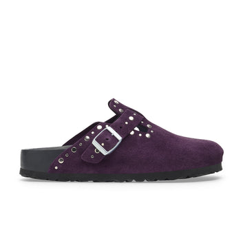 Boston Exquisite Rivets Acai Suede Leather