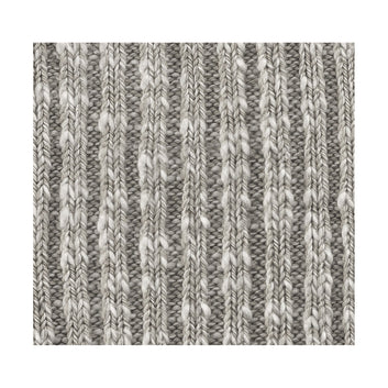 Cotton Slub Grey White