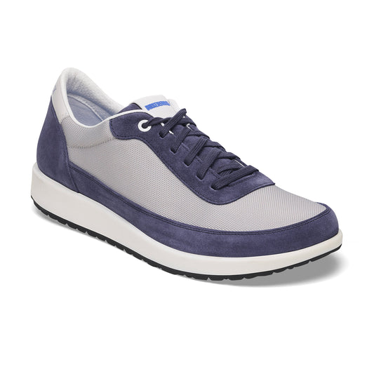 Honnef City Indigo/Stone Coin Nylon Mesh/Suede Leather